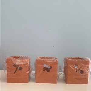 Hallmark Terra Cotta Candlelight Critters Tea Light Holders